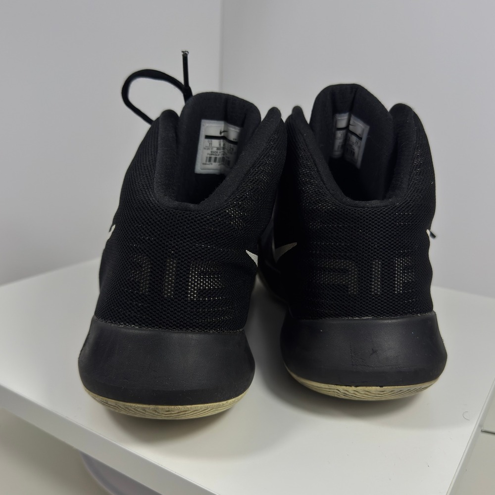 Nike Air Precision Basketball Shoes Mens Size 11 Black White High Top Sneaker - Picture 13 of 16